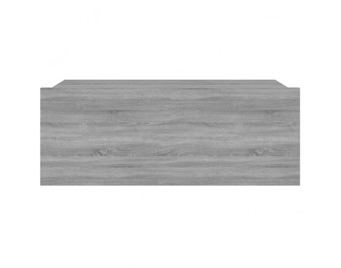 Sonata H Плаващо нощно шкафче сив сонома 40x30x15 см инженерно дърво
