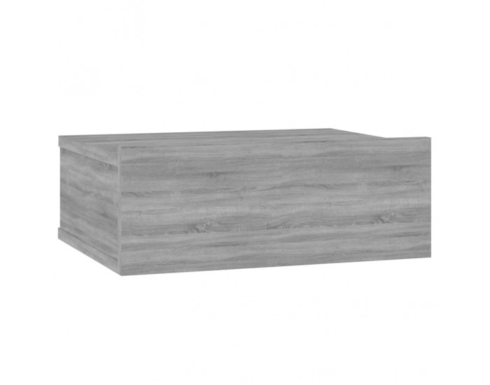 Sonata H Плаващо нощно шкафче сив сонома 40x30x15 см инженерно дърво