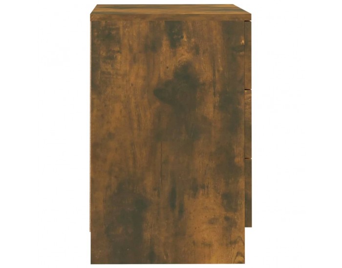 Sonata H Нощни шкафчета 2 бр опушен дъб 38x35x56 см инженерно дърво