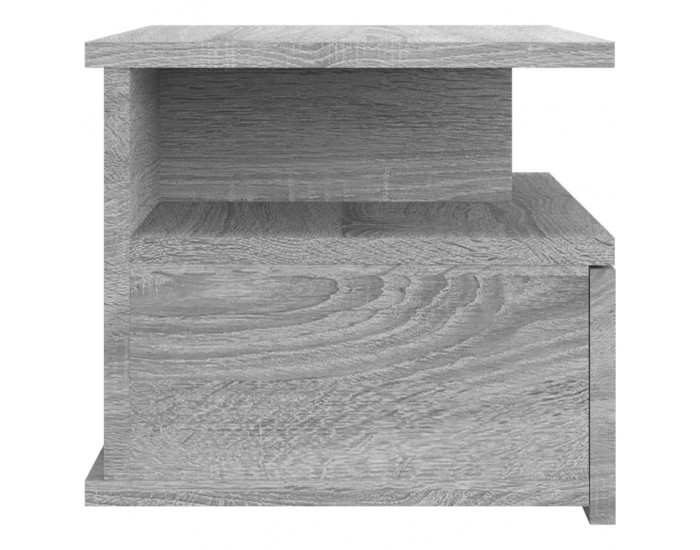 Sonata H Плаващи нощни шкафчета 2 бр Сив сонома 40x31x27 см инж. дърво