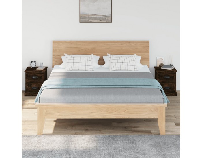 Sonata Noptiere, 2 buc., stejar afumat, 39x39x47,5 cm, lemn prelucrat