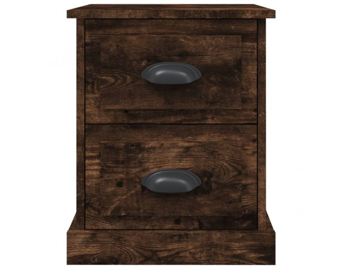 Sonata Noptiere, 2 buc., stejar afumat, 39x39x47,5 cm, lemn prelucrat