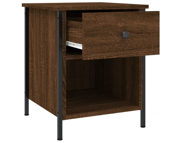 Sonata H Нощни шкафчета 2 бр кафяв дъб 40x42x50 см инженерно дърво