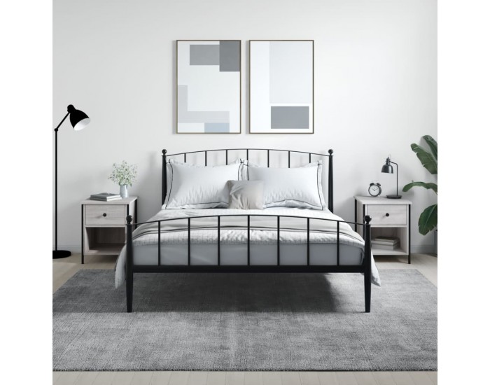 Sonata H Нощни шкафчета 2 бр сив сонома 40x42x50 см инженерно дърво