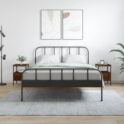 Sonata H Нощни шкафчета 2 бр кафяв дъб 34x36x50 см инженерно дърво - Noptiere