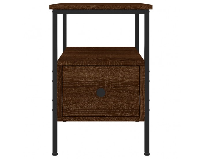 Sonata H Нощни шкафчета 2 бр кафяв дъб 34x36x50 см инженерно дърво