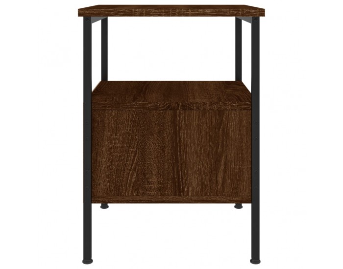 Sonata H Нощни шкафчета 2 бр кафяв дъб 34x36x50 см инженерно дърво