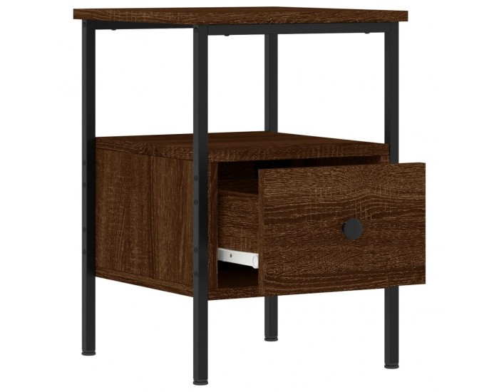 Sonata H Нощни шкафчета 2 бр кафяв дъб 34x36x50 см инженерно дърво
