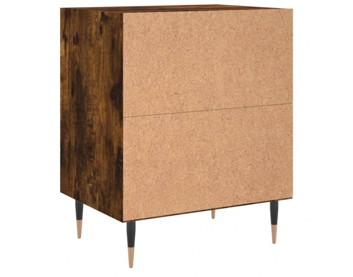 Sonata H Нощни шкафчета 2 бр опушен дъб 40x30x50 см инженерно дърво