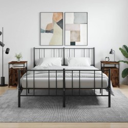 Sonata H Нощни шкафчета 2 бр опушен дъб 40x42x60 см инженерно дърво - Noptiere