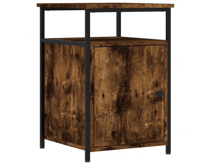 Sonata H Нощни шкафчета 2 бр опушен дъб 40x42x60 см инженерно дърво