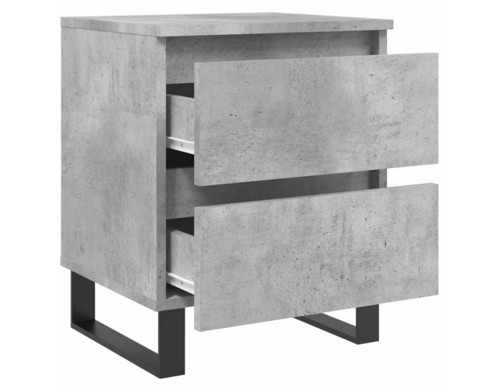 Sonata H Нощни шкафчета 2 бр бетонно сив 40x35x50 см инженерна дървесина