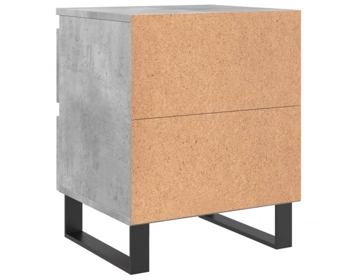 Sonata H Нощни шкафчета 2 бр бетонно сив 40x35x50 см инженерна дървесина