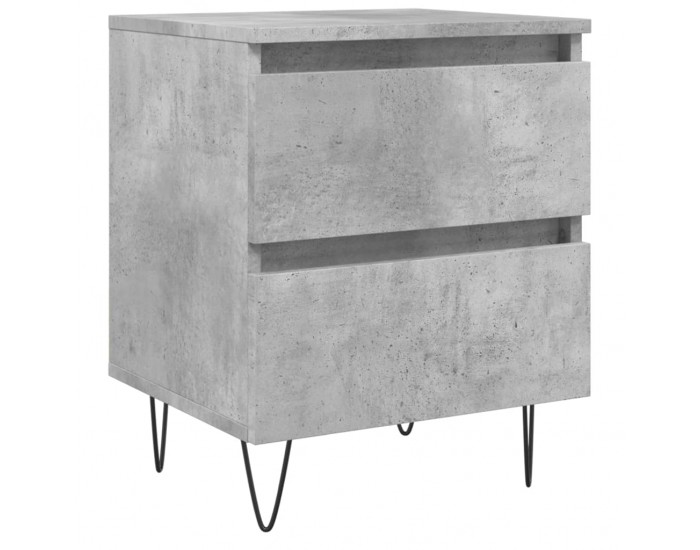 Sonata H Нощно шкафче бетонно сиво 40x35x50 см инженерно дърво
