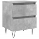 Sonata H Нощно шкафче бетонно сиво 40x35x50 см инженерно дърво