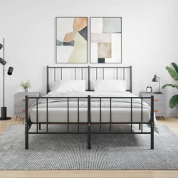 Sonata H Нощни шкафчета 2 бр сив сонома 40x35x47,5 см инженерно дърво - Noptiere