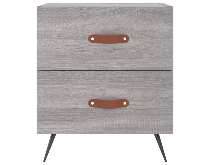 Sonata H Нощни шкафчета 2 бр сив сонома 40x35x47,5 см инженерно дърво