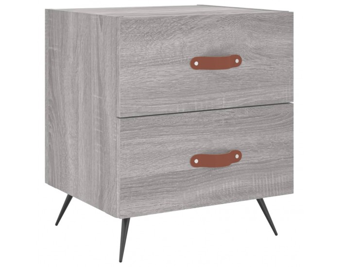 Sonata H Нощни шкафчета 2 бр сив сонома 40x35x47,5 см инженерно дърво