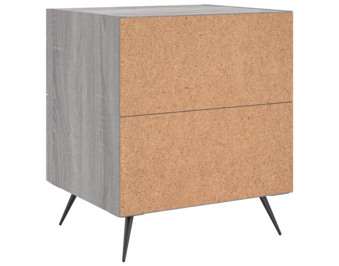 Sonata H Нощни шкафчета 2 бр сив сонома 40x35x47,5 см инженерно дърво