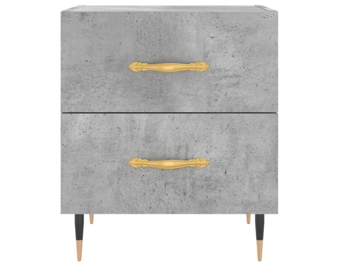 Sonata H Нощни шкафчета 2 бр бетонно сиво 40x35x47,5 см инженерно дърво