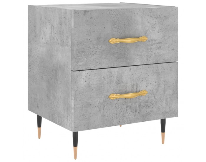 Sonata H Нощни шкафчета 2 бр бетонно сиво 40x35x47,5 см инженерно дърво