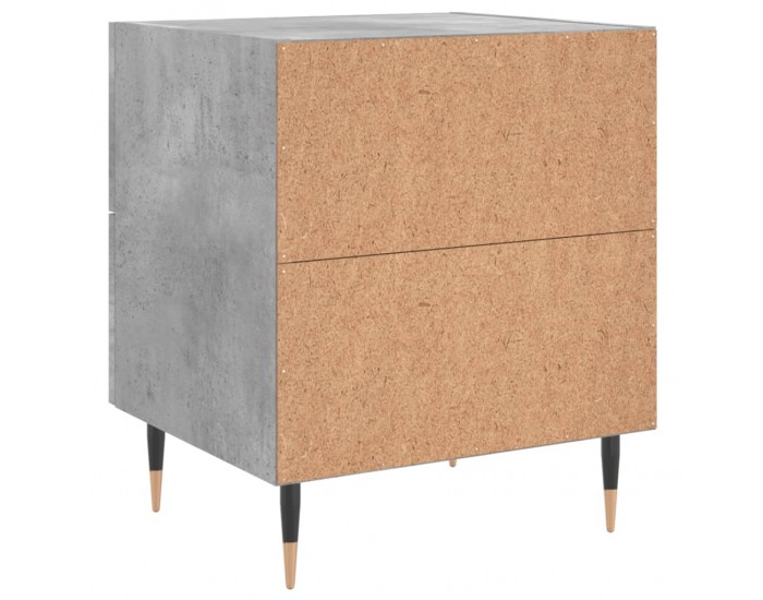 Sonata H Нощни шкафчета 2 бр бетонно сиво 40x35x47,5 см инженерно дърво