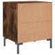 Sonata H Нощни шкафчета 2 бр опушен дъб 40x35x47,5 см инженерно дърво