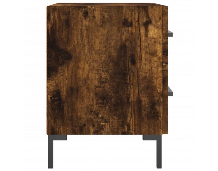 Sonata H Нощни шкафчета 2 бр опушен дъб 40x35x47,5 см инженерно дърво