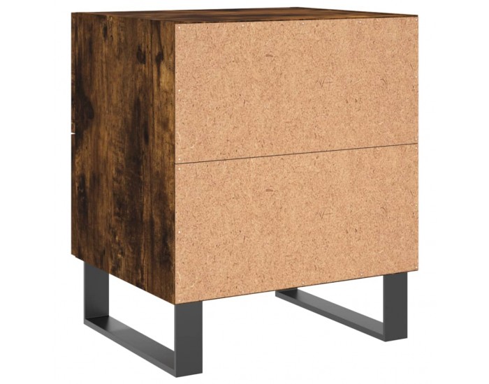 Sonata H Нощни шкафчета 2 бр опушен дъб 40x35x47,5 см инженерно дърво