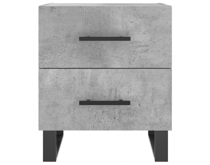 Sonata H Нощни шкафчета 2 бр бетонно сиво 40x35x47,5 см инженерно дърво