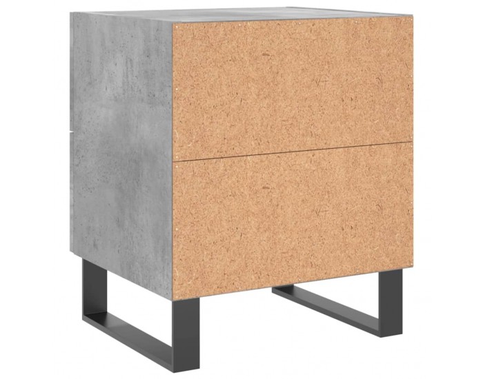 Sonata H Нощни шкафчета 2 бр бетонно сиво 40x35x47,5 см инженерно дърво