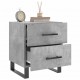 Sonata H Нощни шкафчета 2 бр бетонно сиво 40x35x47,5 см инженерно дърво