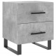 Sonata H Нощни шкафчета 2 бр бетонно сиво 40x35x47,5 см инженерно дърво