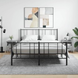 Sonata H Нощни шкафчета 2 бр бетонно сиво 40x35x47,5 см инженерно дърво - Noptiere