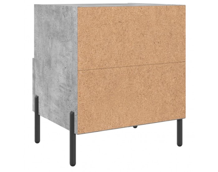 Sonata H Нощни шкафчета 2 бр бетонно сиво 40x35x47,5 см инженерно дърво