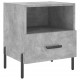 Sonata H Нощни шкафчета 2 бр бетонно сиво 40x35x47,5 см инженерно дърво