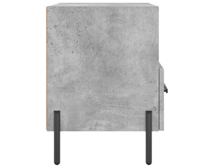 Sonata H Нощни шкафчета 2 бр бетонно сиво 40x35x47,5 см инженерно дърво