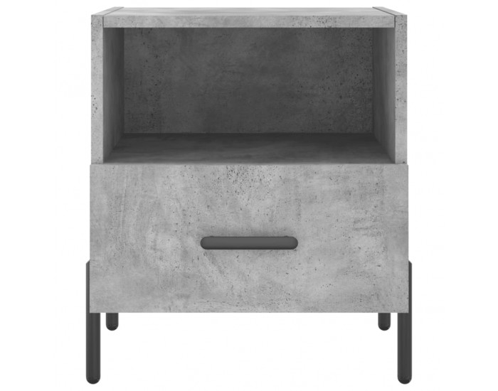 Sonata H Нощни шкафчета 2 бр бетонно сиво 40x35x47,5 см инженерно дърво