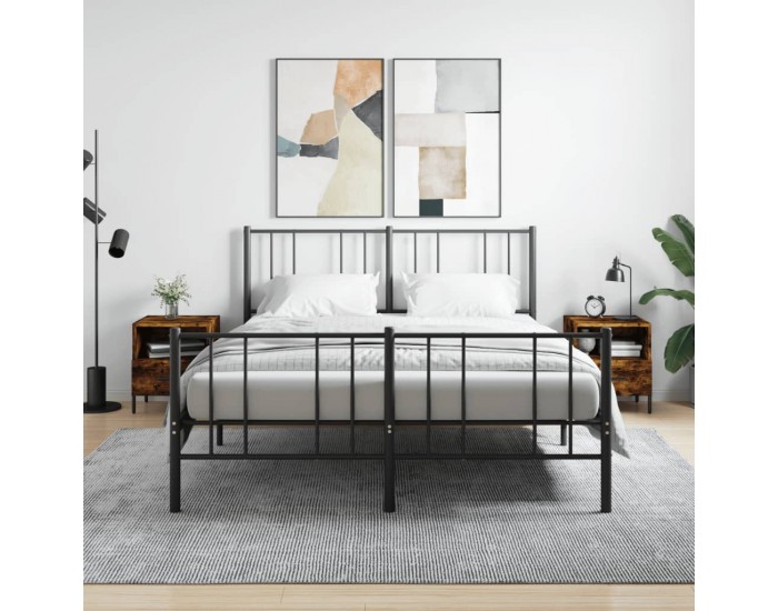 Sonata H Нощни шкафчета 2 бр опушен дъб 40x35x47,5 см инженерно дърво