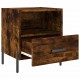 Sonata H Нощни шкафчета 2 бр опушен дъб 40x35x47,5 см инженерно дърво