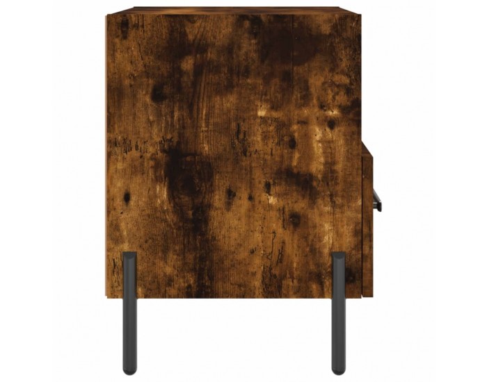 Sonata H Нощни шкафчета 2 бр опушен дъб 40x35x47,5 см инженерно дърво