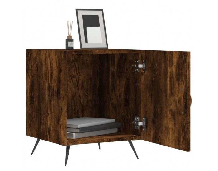 Sonata H Нощни шкафчета 2 бр опушен дъб 40x40x50 см инженерно дърво