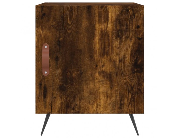 Sonata H Нощни шкафчета 2 бр опушен дъб 40x40x50 см инженерно дърво