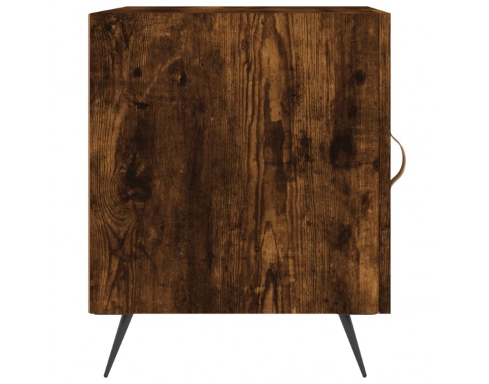 Sonata H Нощни шкафчета 2 бр опушен дъб 40x40x50 см инженерно дърво