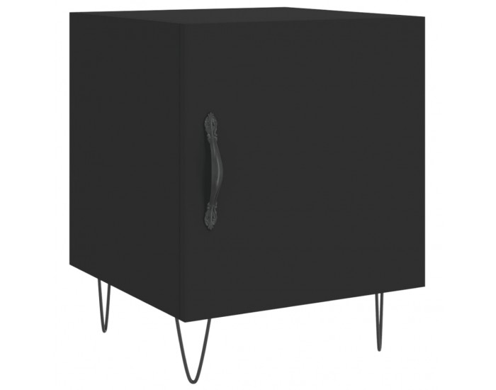 Sonata H Нощни шкафчета 2 бр черни 40x40x50 см инженерно дърво