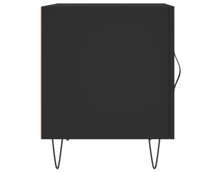 Sonata H Нощни шкафчета 2 бр черни 40x40x50 см инженерно дърво