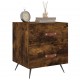 Sonata H Нощни шкафчета 2 бр опушен дъб 40x35x47,5 см инженерно дърво