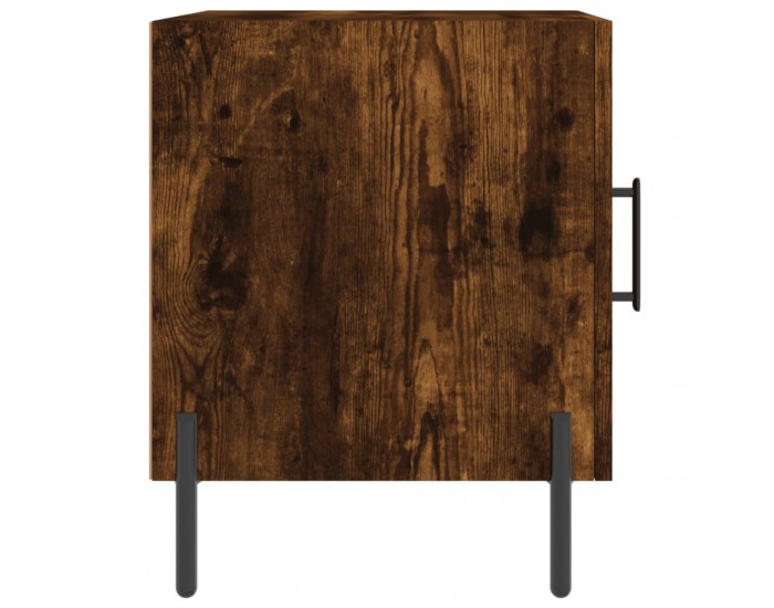 Sonata H Нощни шкафчета 2 бр опушен дъб 40x40x50 см инженерно дърво