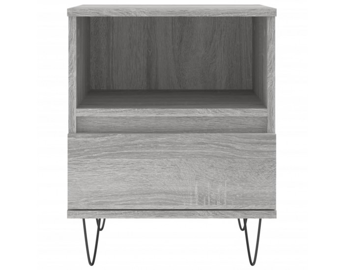 Sonata H Нощно шкафче сив сонома 40x35x50 см инженерно дърво