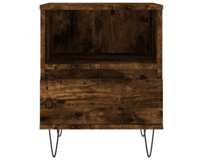 Sonata H Нощно шкафче опушен дъб 40x35x50 см инженерно дърво